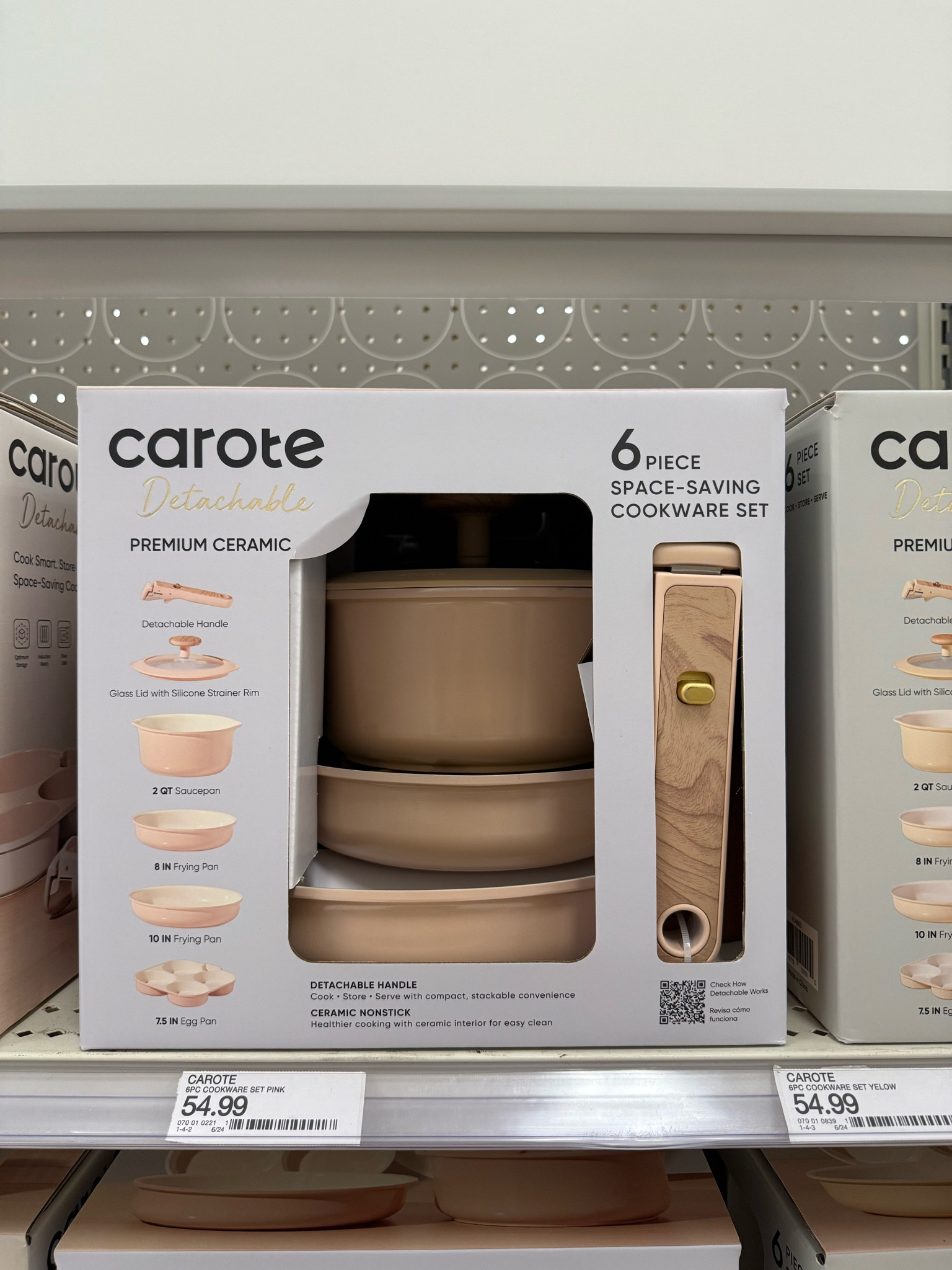 Carote 6pc Ceramic Nonstick Detachable Cookware Set @Target 

Apartment finds dorm room kitchen finds campus life back to college cookware

#LTKmomlife #LTKU #LTKHome