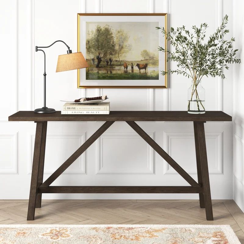 Teneyck 78'' Solid Wood Console Table | Wayfair North America