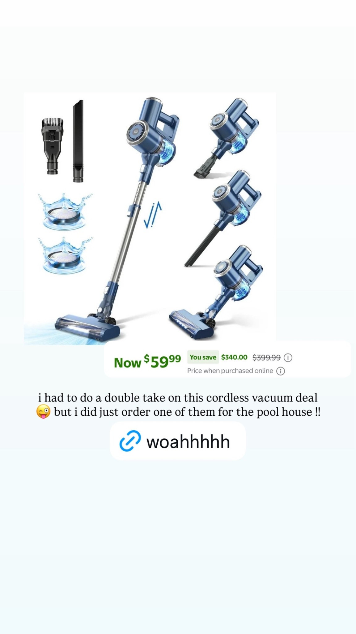 a $60 cordless vacuum that’s originally almost $400? take me up on this deal  

#LTKHome #LTKGiftGuide #LTKCyberWeek