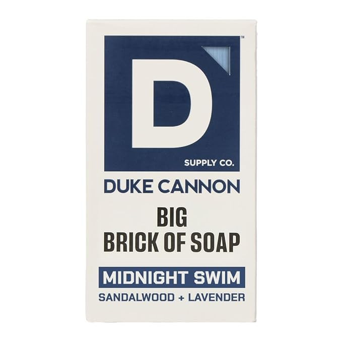 Duke Cannon Midnight Swim Big Brick of Soap for Men – Triple Milled, 10 oz., Larger Than Typica... | Amazon (US)