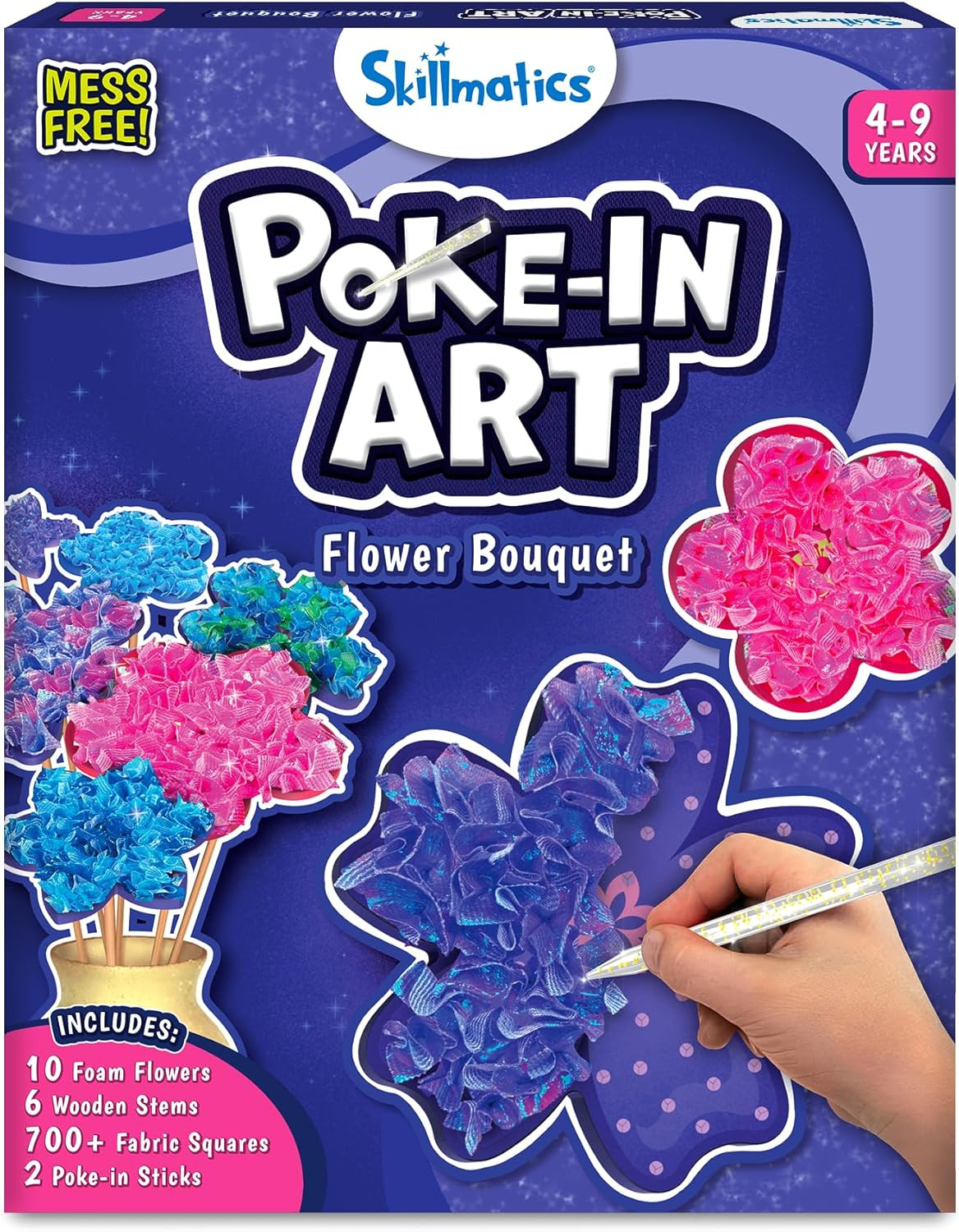 Skillmatics Art & Craft Activity - Poke-in Art Flower Bouquet, Mess-Free Art for Kids, DIY Craft ... | Amazon (US)
