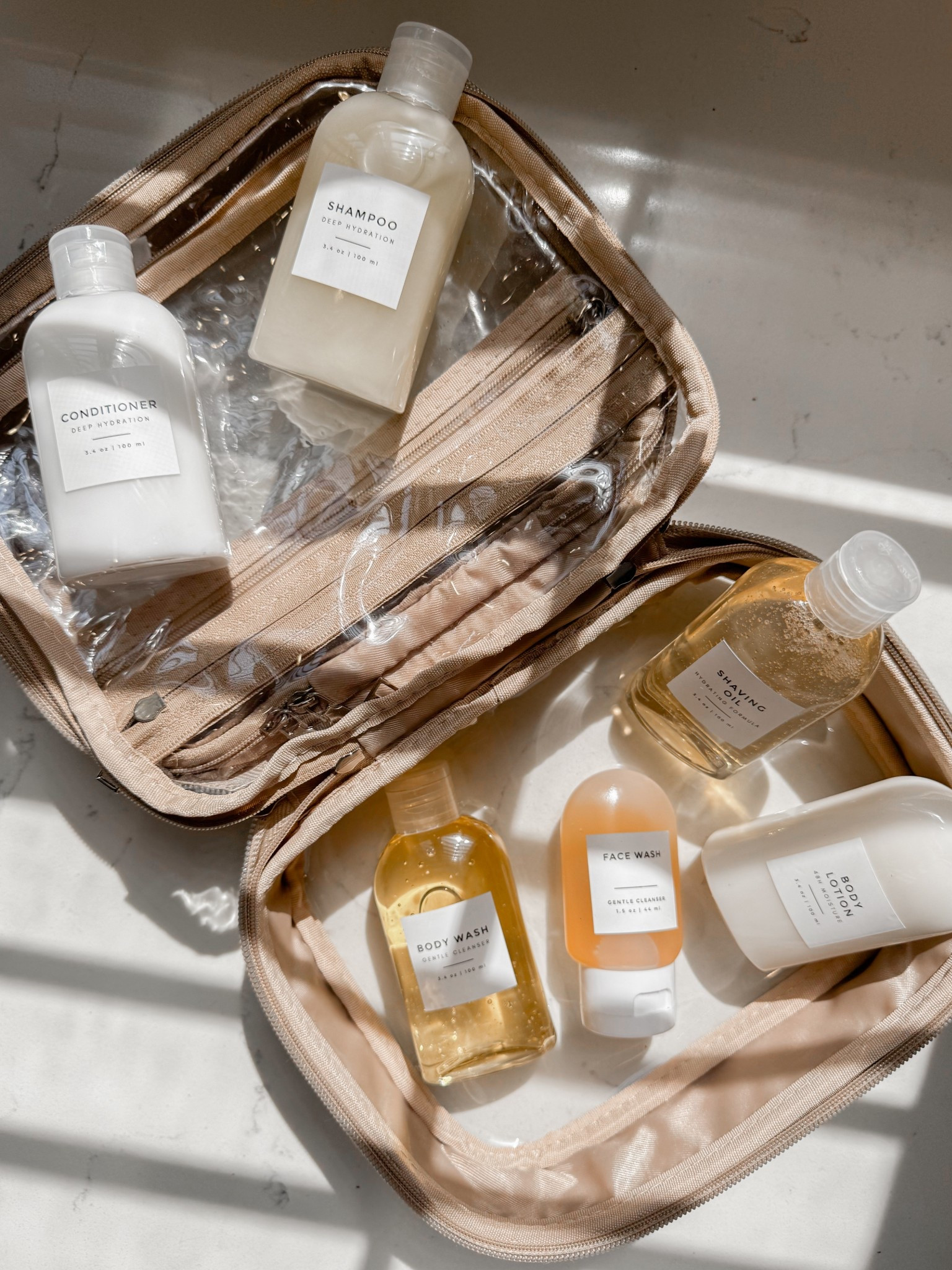 Travel toiletry bottles with custom labels! 

#LTKHome #LTKSummerEdit #LTKTravel