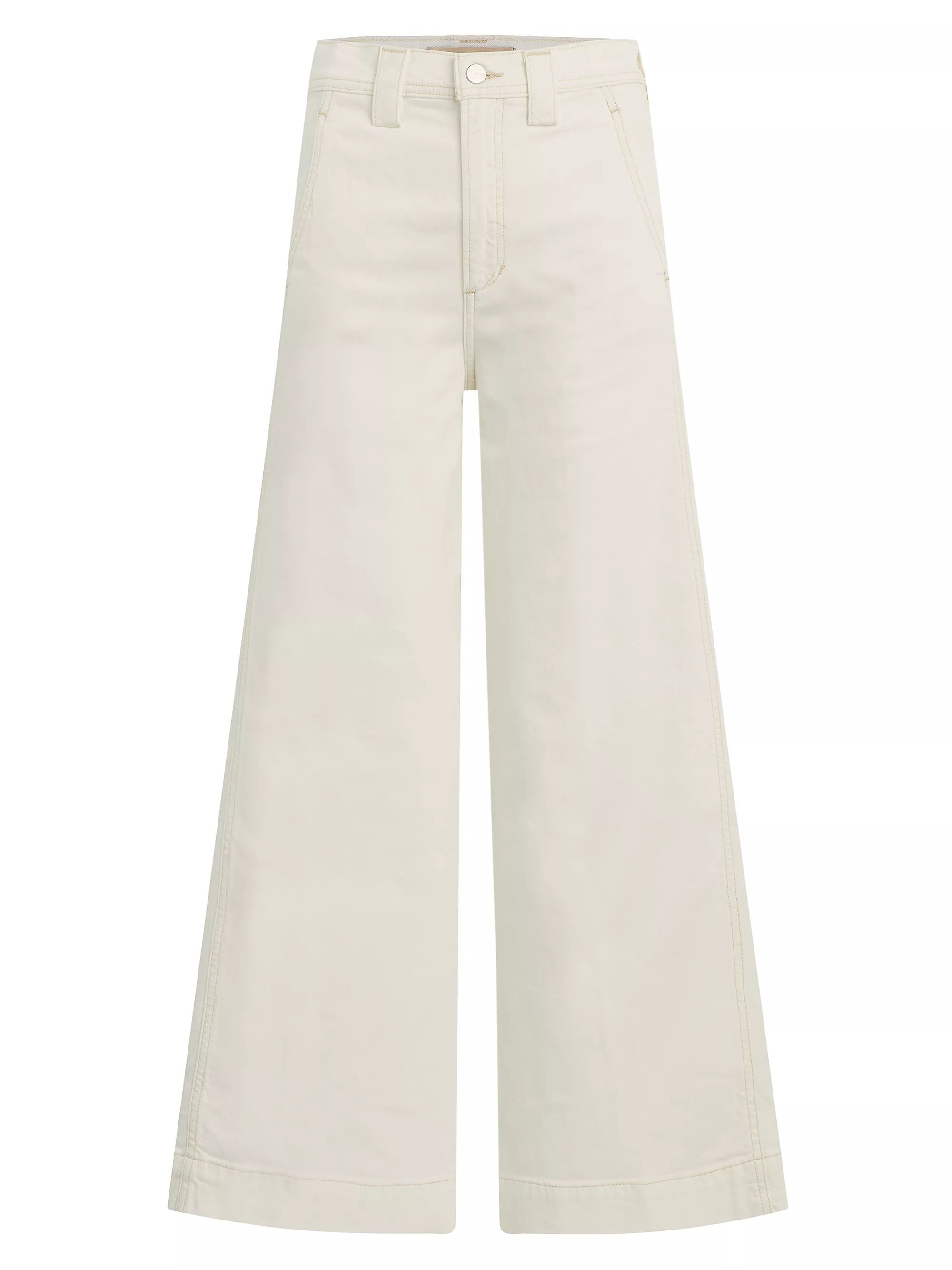 The Avery High-Rise Stretch Wide-Leg Ankle Jeans | Saks Fifth Avenue
