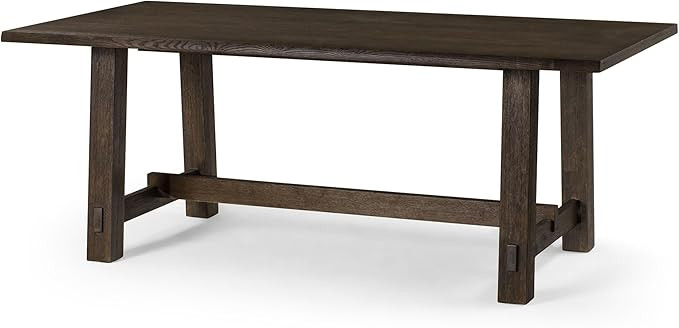 Maven Lane Yves Rectangle Wooden Dining Center Table for Modern Home Kitchens or Small Dinette in... | Amazon (US)