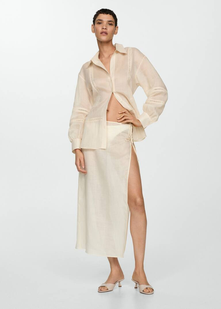 Sandalette mit Lackleder-Effekt | MANGO (DE)