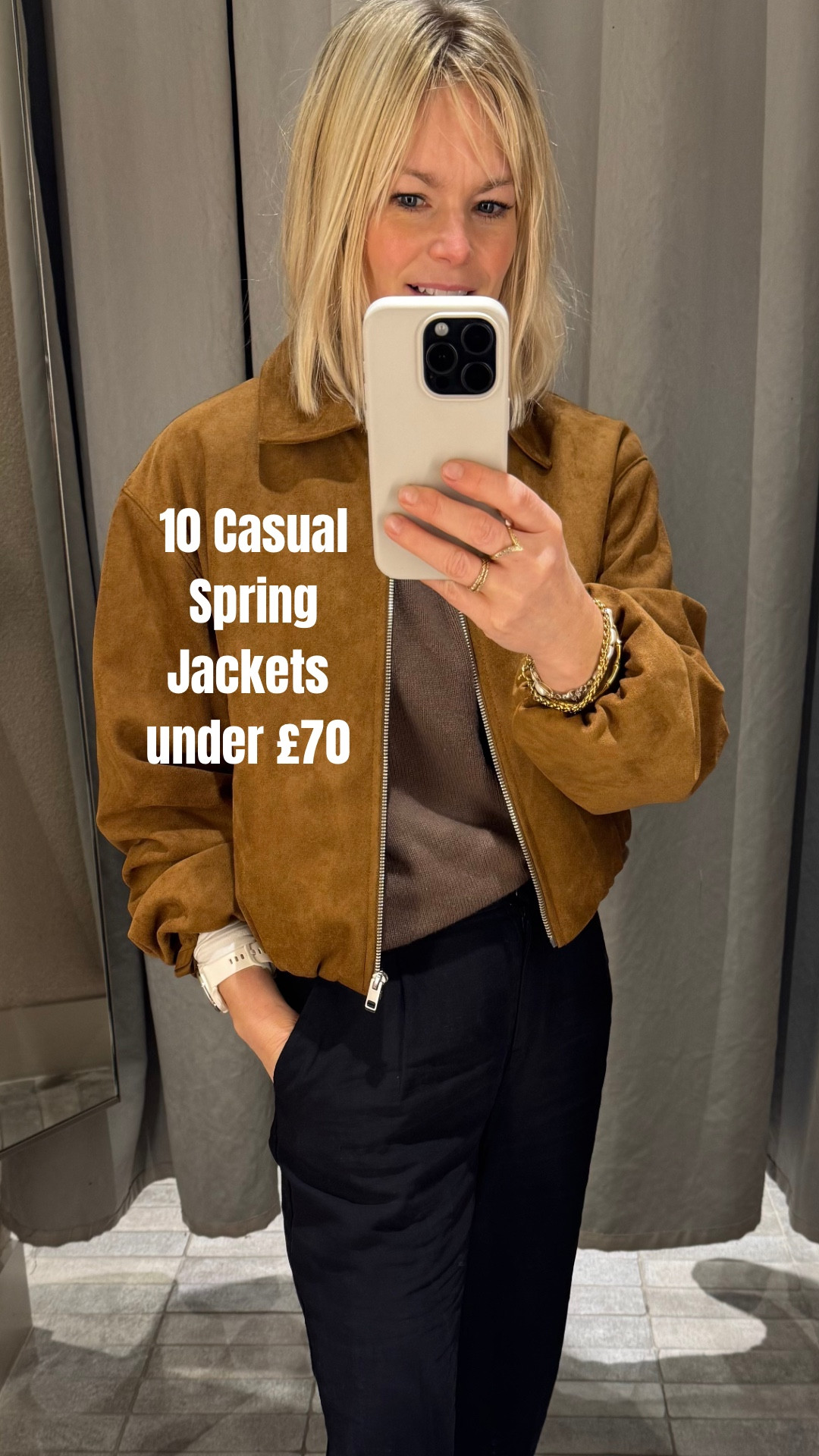 Spring is here so that means layers!

Here are 10 different casual jacket options all under £70. 

Most come in multiple colour options. The second tan bomber is the same style as the leopard so linked under this

Generally speaking I’d choose shorter styles for wearing with wider legged silhouettes and longer styles for a slimmer bottom. This can be particularly important when you’re shorter but less of an issue if you’re taller! 

Full try ons saved in the Spring Jackets highlight 

Spring outfits 
Spring layers 
Spring jackets
Bomber jacket 
Quilted Jacket 
Suede jacket 
Shackettrendstrends

#LTKspring #LTKPetite #LTKspringtrends