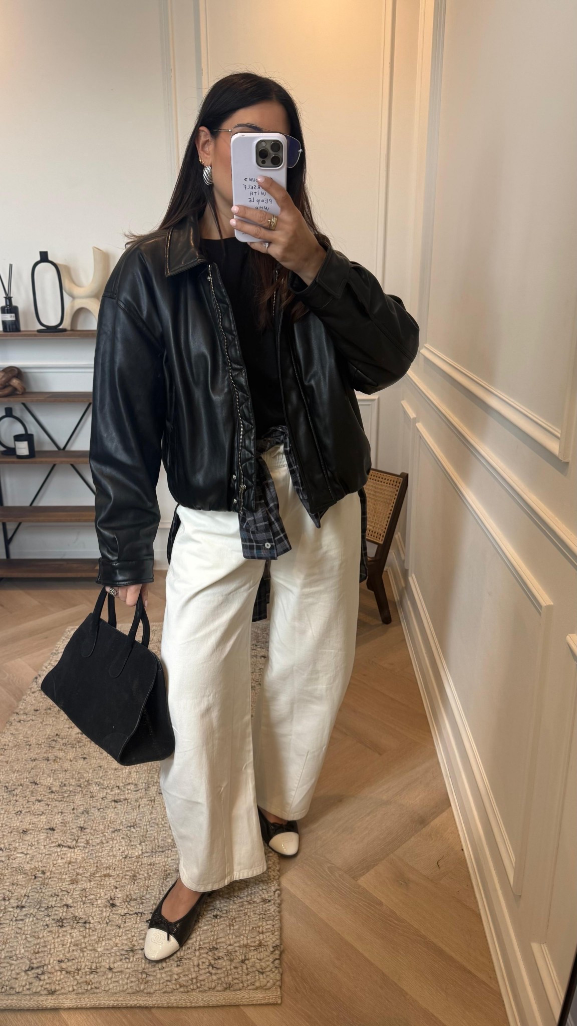 A moment for leather jacket and white trousers 🖤

#LTKspring #LTKuk #LTKstyletip