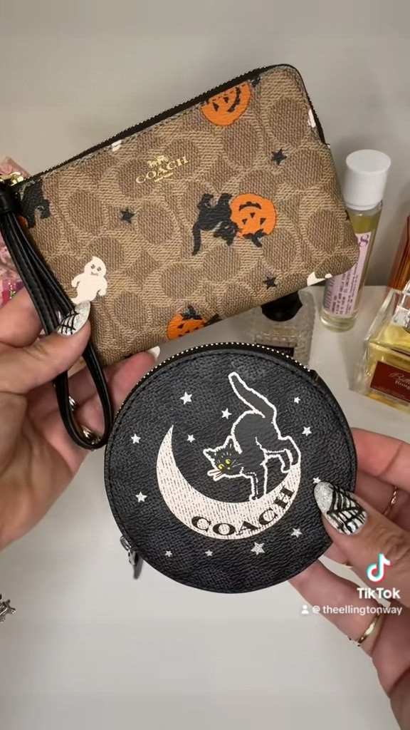 Coach Outlet 2024 Halloween Collection - wristlet & coin pouch 

#LTKHalloween #LTKFindsUnder50 #LTKSeasonal