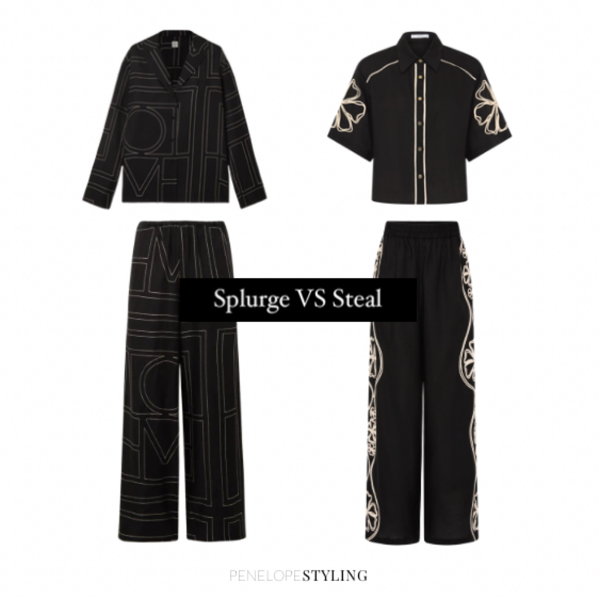 SETS! Wear them together, wear them seperate - they’re so versatile! Splurge on the designer set for over $2k or snap up this cute embroidery detail set for under $330! 

#splurgeVSsteal #fabfind #matchingset #blackset 

#LTKstyletip #LTKsummer #LTKaustralia