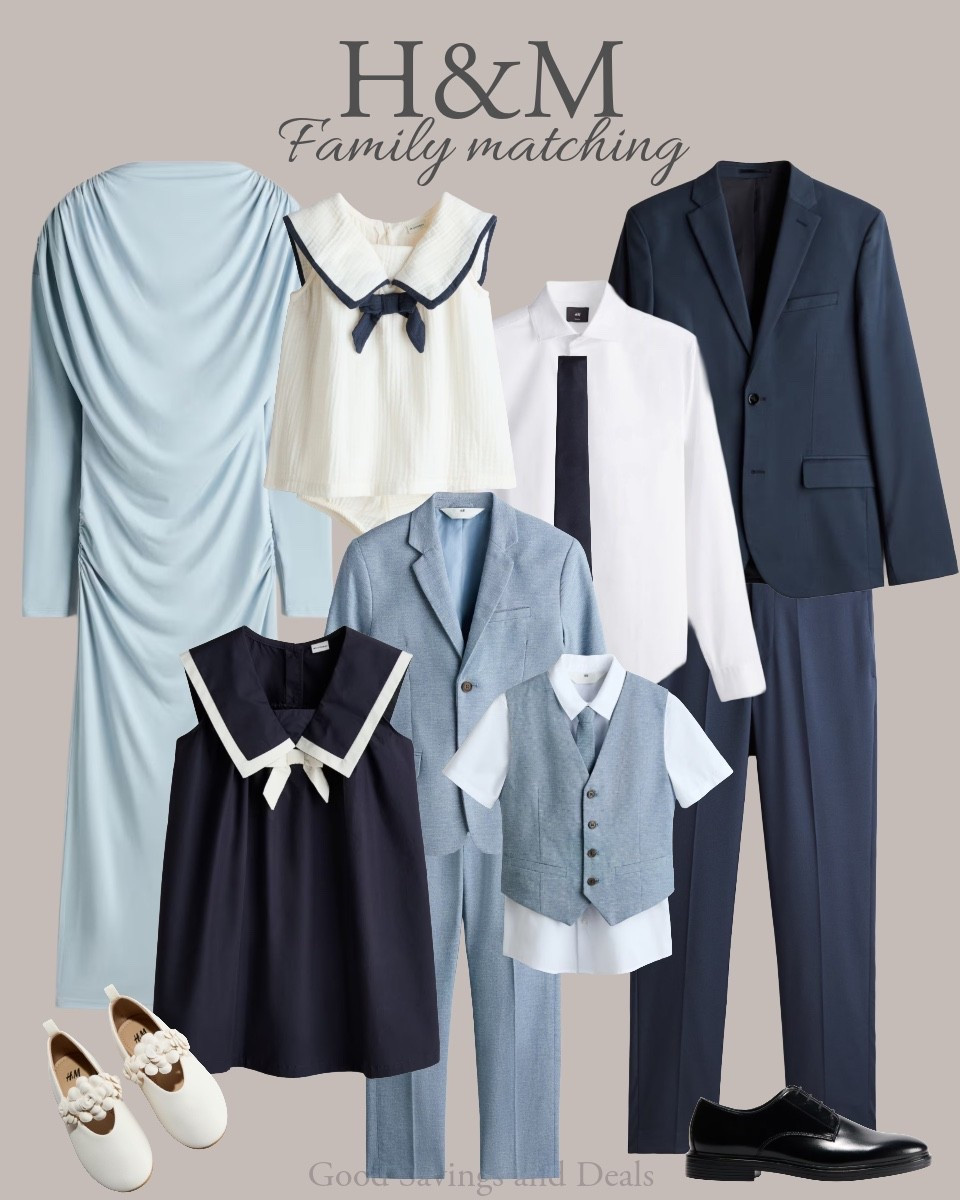 Coordinated, classic, and effortlessly chic. 
There’s just something special about a perfectly matched family moment—timeless tones, elevated details, and memories you’ll look back on forever.

From soft blues to crisp navy, these looks make showing up together feel extra meaningful. Easter family matching. Family picture outfit ideas.

#LTKgrwm #LTKKids #LTKMens