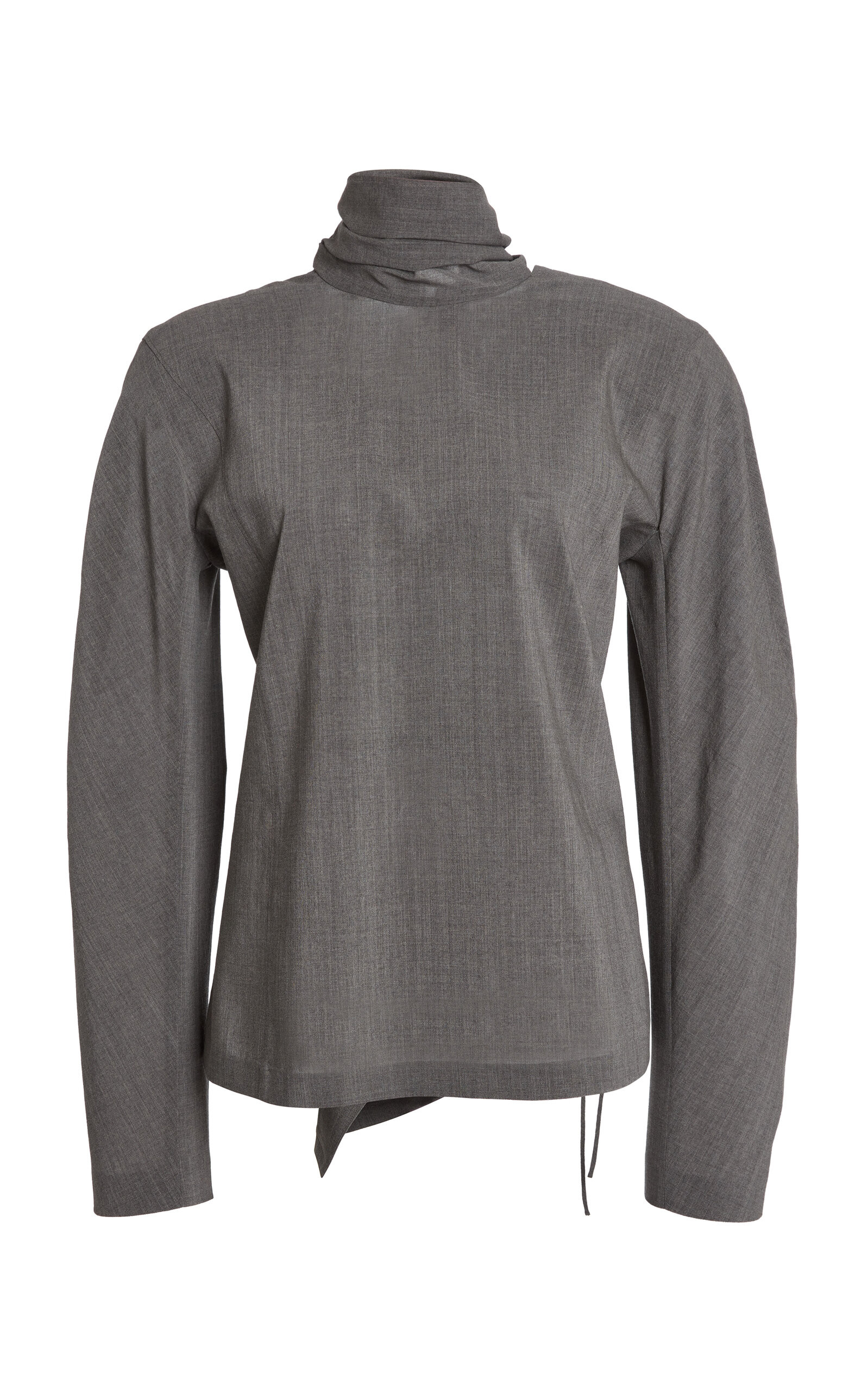 Chale Draped Stretch-Wool Top | Moda Operandi (Global)