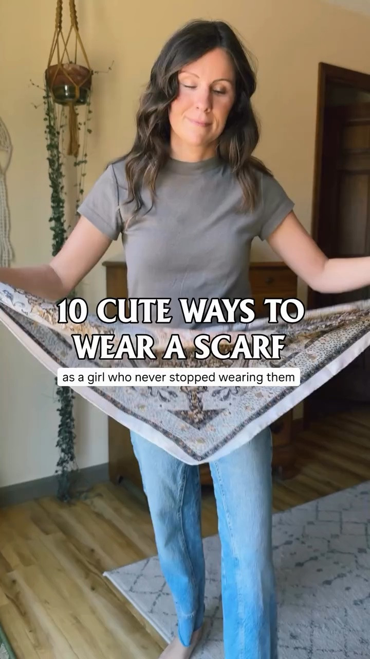 Scarves are one of my favorite accessories and I generally wear them around my neck, but I wanted to share a few more ways to use them as an accessory. I feel like a scarf can totally elevate a look and give some fun pattern, color or print🙌🏽

I know they’re a really trendy accessory right now, and as someone who never stopped wearing them, I love that😌

Here are 10 cute ways to wear a scarf that’ll instantly level up your everyday looks☺️

#scarfoutfit #scarfaccessory #howtowearascarf #bohofashionblogger #scarfstyling

#LTKSeasonal #LTKootd #LTKgrwm
