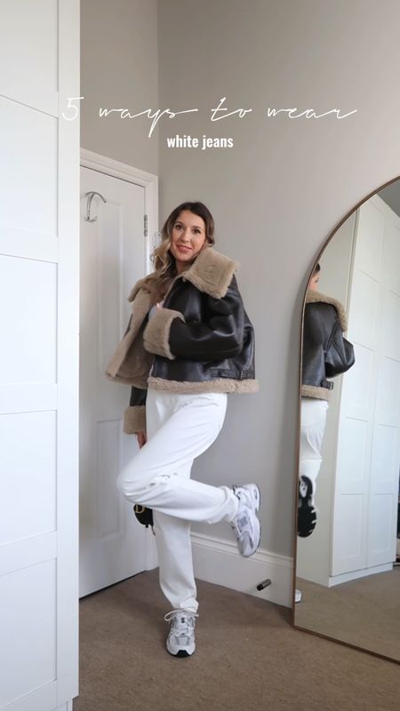5 ways to wear white jeans for autumn and winter 🤍🍁

White jeans outfits 
Autumn outfits 
New Balance 
Trench coat 
Prada loafers 
Casual outfits 

#LTKstyletip #LTKeurope