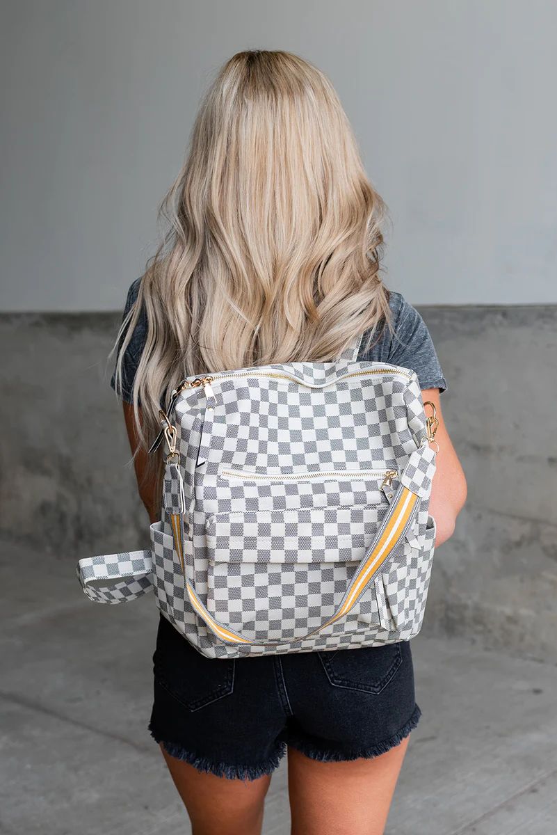 Louie Backpack - Grey (ships by 5/20) | Mindy Mae's Market