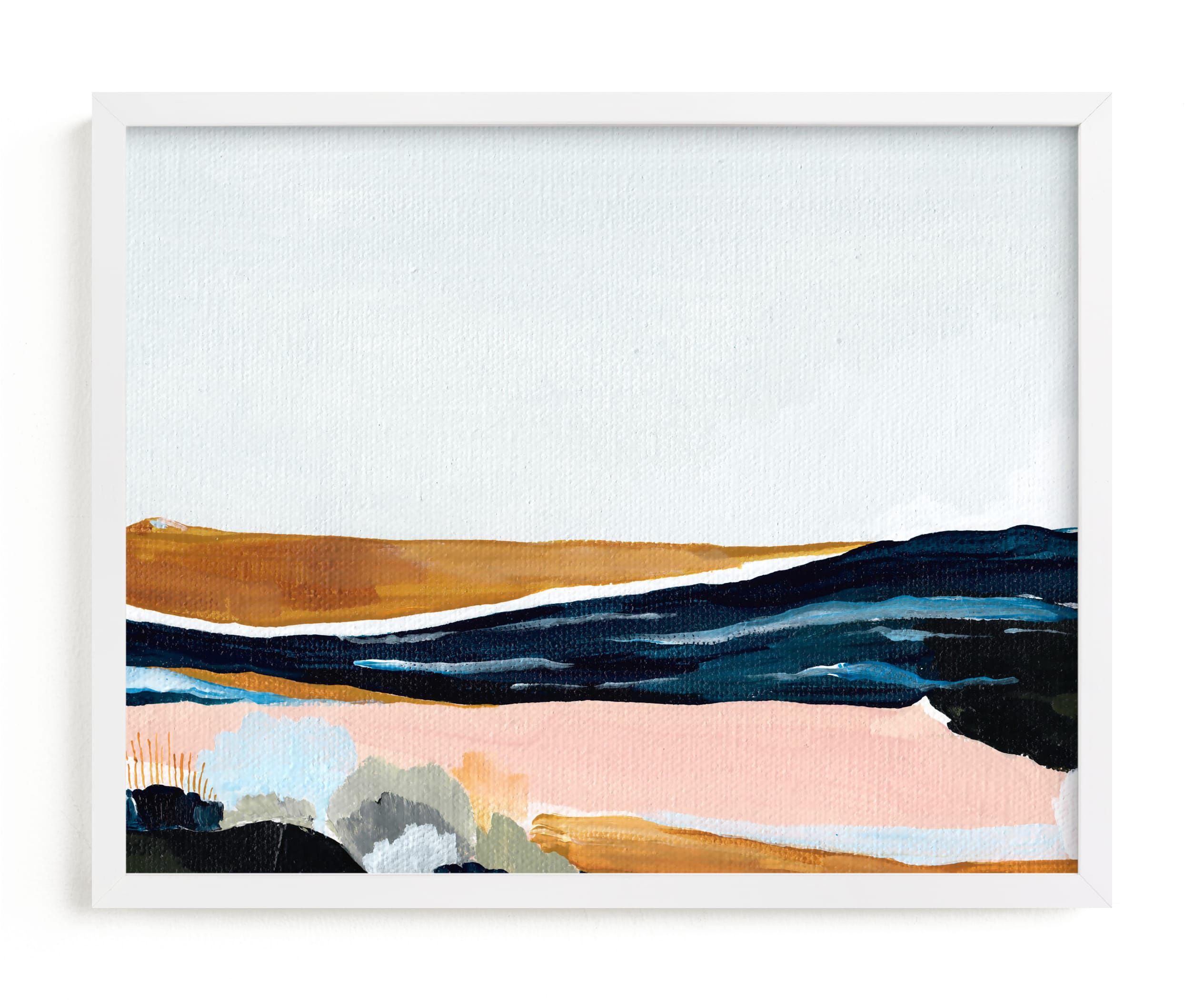 "Sandspit" - Grownup Open Edition Non-custom Art Print by Kayla King. | Minted