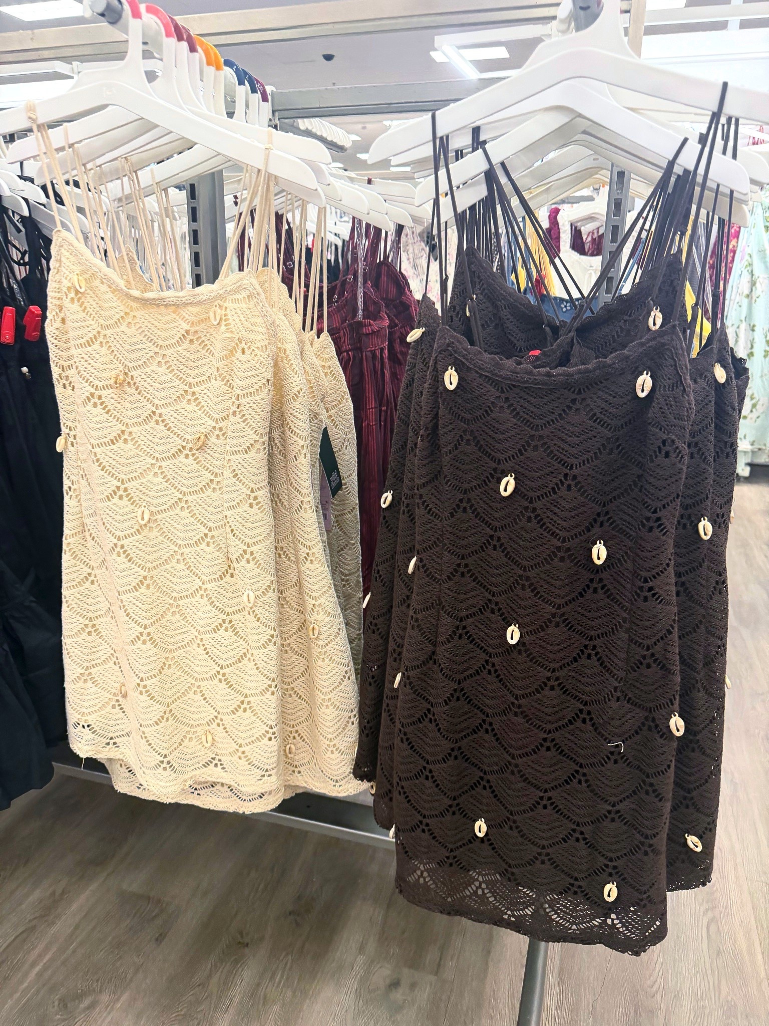 Target Women's Scallop Crochet Mini Dress - Wild Fable™ Dark Brown and Cream Summer Dresses #wildfable #targetdresses #targetstyle #crochetdresses #beachdresses #summeroutfitideas

#LTKootd #LTKgrwm #LTKTravel