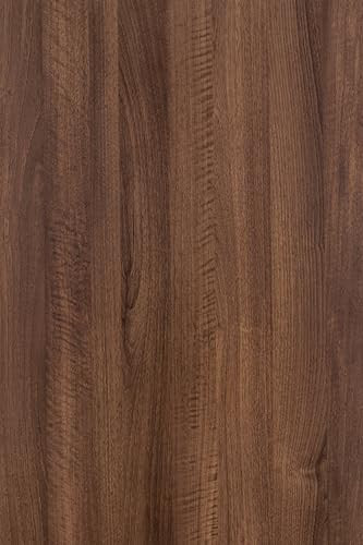 HOLOMEY Walnut Wood Contact Paper 31x157 inch Wood Peel and Stick Wallpaper Matt Thick Wooden Look Wallpaper Self-Adhesive Removable Wood Vinyl Wrap Wrap Furniture Decor Sticker for Countertop Cabinet | Amazon (US)