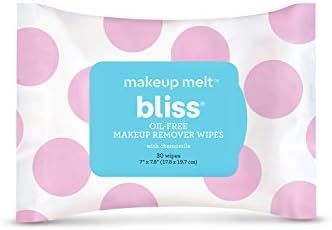 Bliss - Makeup Melt Oil-Free Makeup Remover Wipes | Facial Cleansing Wipes w/Chamomile, Aloe & Ma... | Amazon (US)