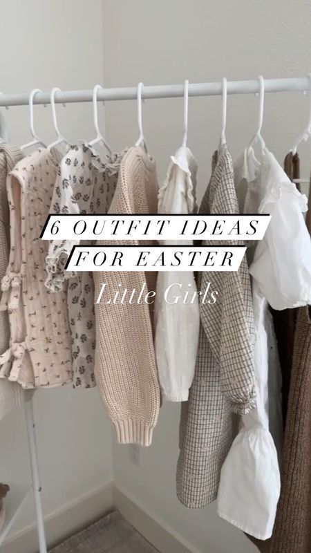 6 outfit ideas for Easter for Little Girls. Lots of old products in the video, but linked some fun options that are current. 

Easter outfits, kid Easter outfits,  neutral girls outfit ideas 

#LTKfamily #LTKkids #LTKSeasonal