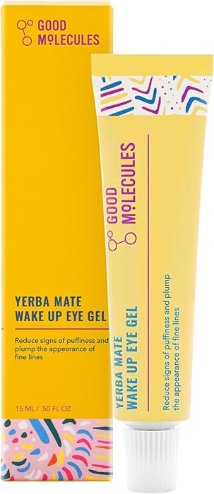 Good Molecules Yerba Mate Wake Up Eye Gel - Hydrating Under Eye Gel Cream with Hyaluronic Acid an... | Amazon (US)