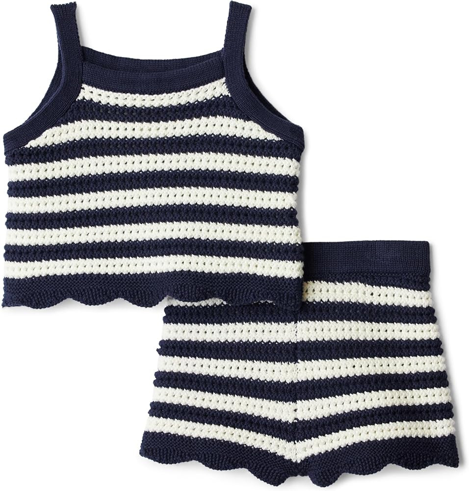 Amazon Essentials x Sofia Grainge Mommy & Me Cotton Crochet Sweaters & Tank Sets | Amazon (US)