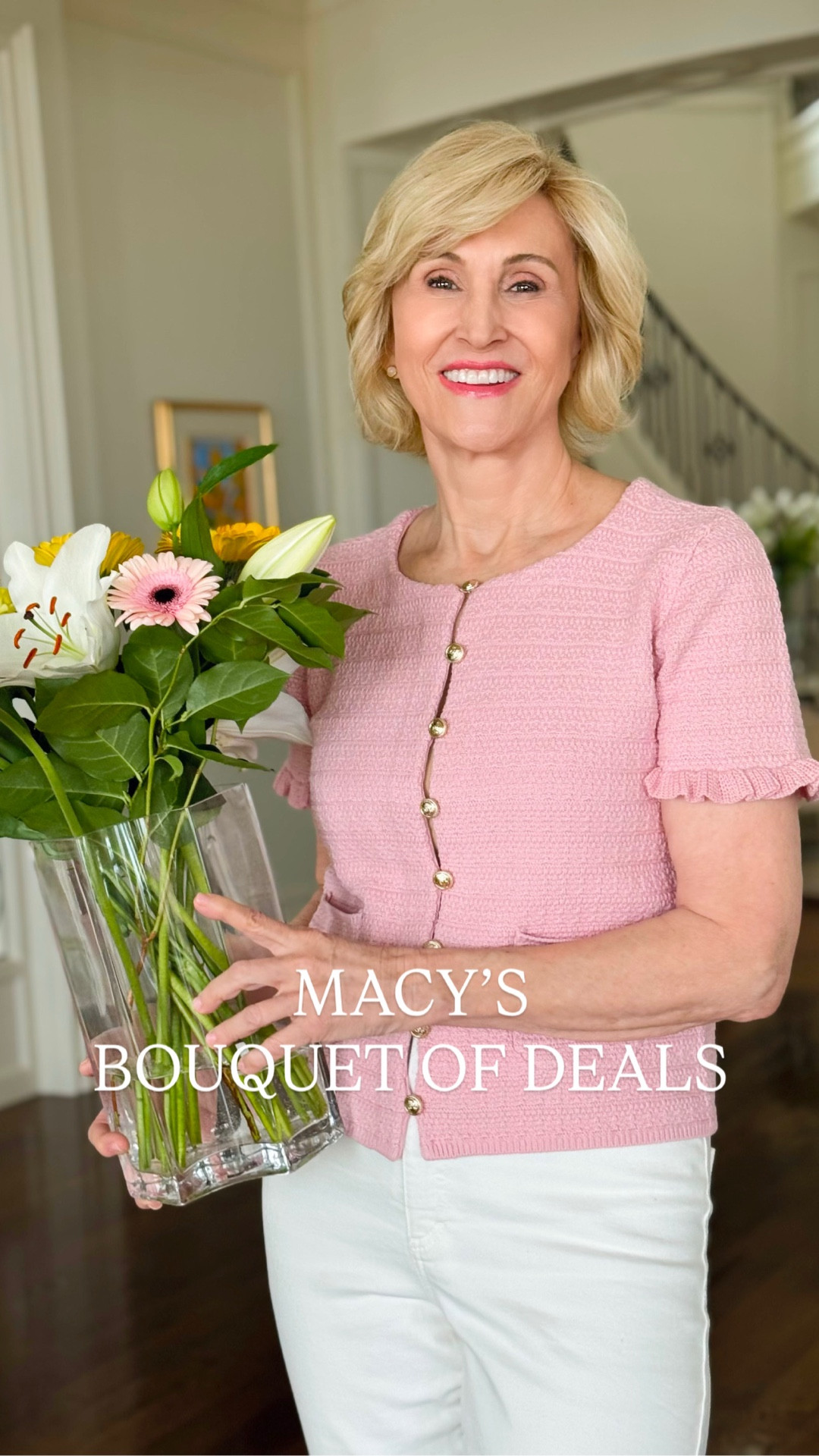 Looking for a sweet Mother’s Day find? This pretty pink cardigan from @Macys is such a good one.

It’s over 60% off TODAY only—soft, feminine, and easy to dress up or down with jeans, skirts, or pants. Instant polish (and a little “Mama Queen” energy 💕).

It also comes in 4 colors.

P.S. It’s part of @macys Bouquet of Deals Sale—new deals daily in fashion, home fragrance, and accessories now through May 10.

The sale highlights a new deal each day, in fashion, home, fragrance, and accessories 
@Macys #macyspartner 


 

#LTKOver40 #LTKSeasonal #LTKSaleAlert