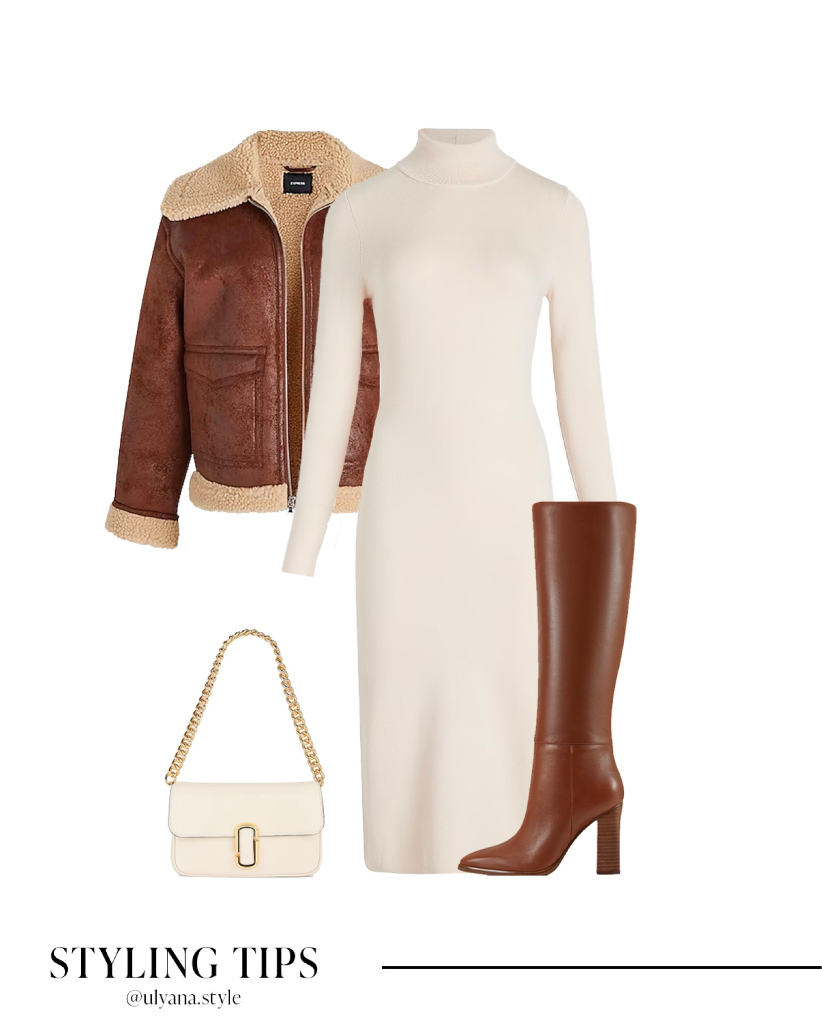 outfits with brown turtleneck