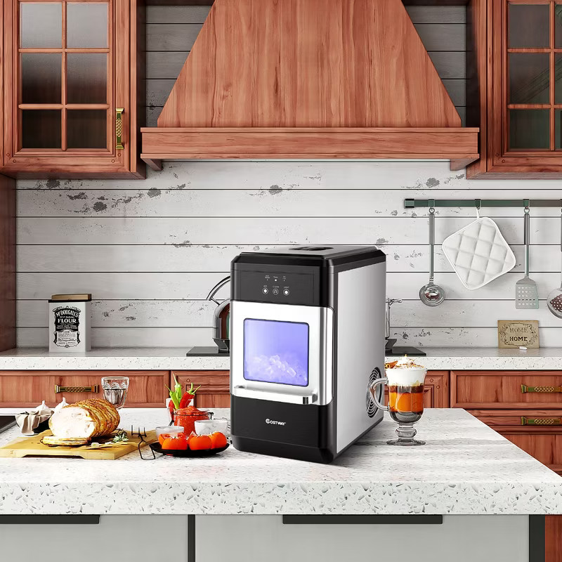 Costway Nugget Ice Maker Countertop 44lbs Per Day w/Ice Scoop and Self-Cleaning | Target