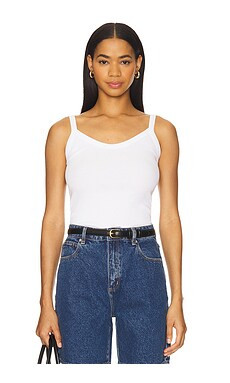 AGOLDE Jordan Tank in White from Revolve.com | Revolve Clothing (Global)