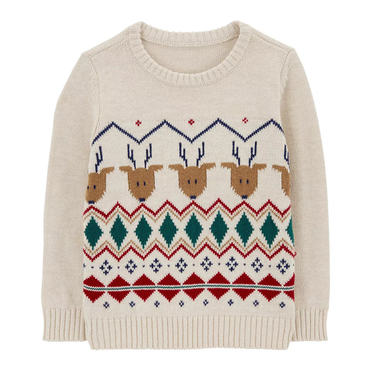 Toddler Boy Carter's Fair Isle Cotton Sweater | Kohl's