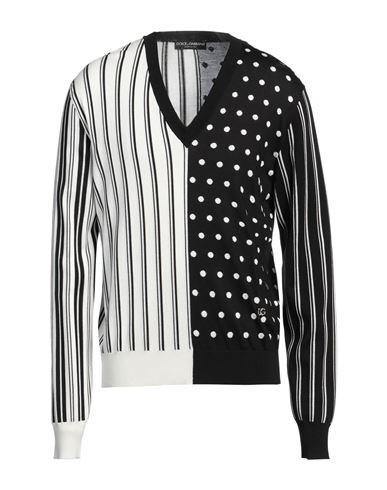 Dolce & gabbana Man Sweater Black Size 42 Silk, Zamak | YOOX (US)
