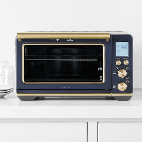 Breville Smart Oven Air Fryer, Damson Blue & Brass | Williams-Sonoma