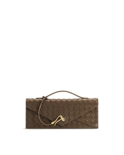 JW PEI Women's Celeste Woven Textured Envelope Top Handle Bag - Mocha Brown | Amazon (US)
