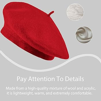 Jolbndcv 6PCS Beret, French Beanie, Outdoor, Winter, Fashion Lady Hat | Amazon (US)