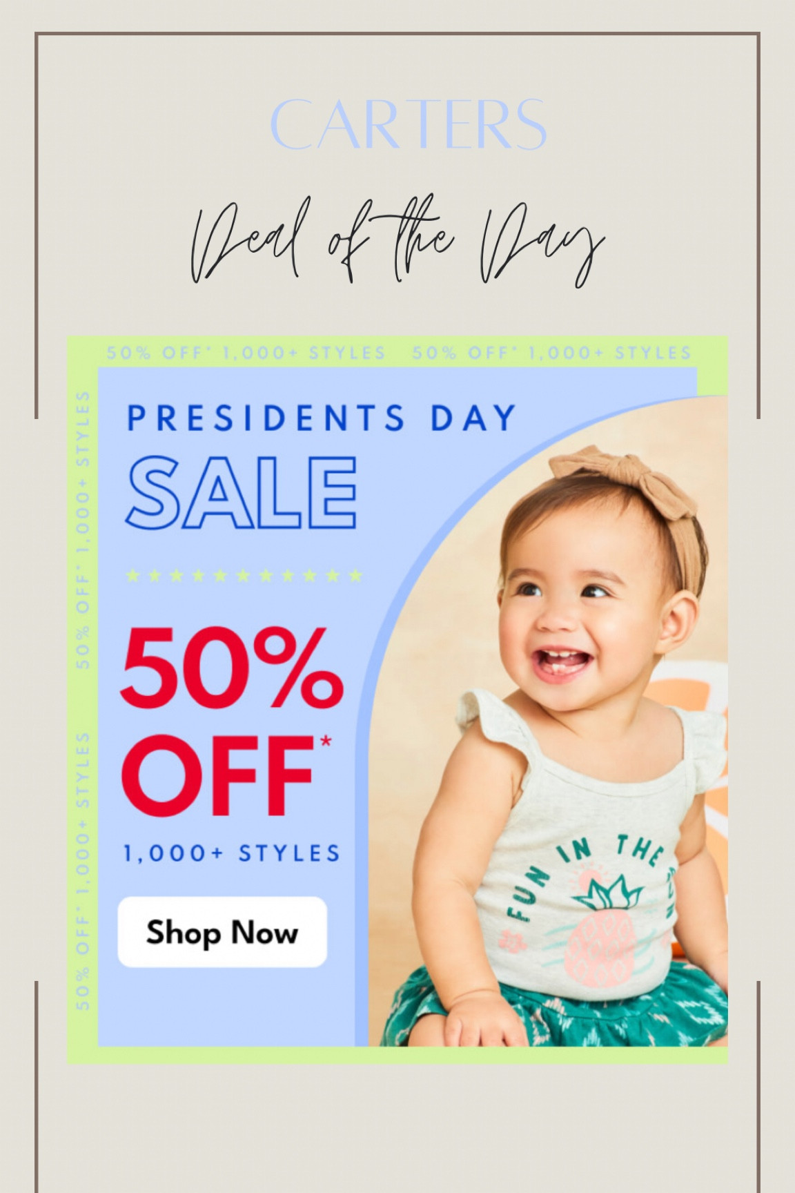 So many good styles! 

#LTKbaby #LTKSpringSale #LTKsalealert