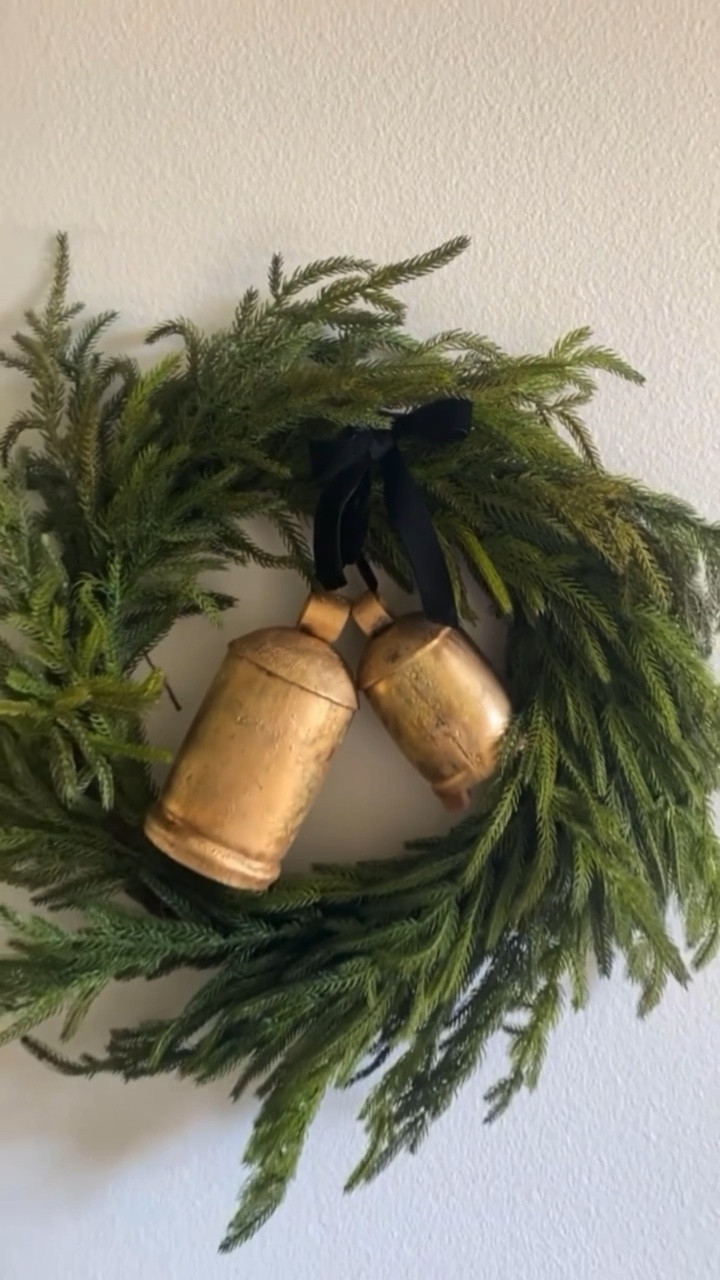 Holiday bells, wreath, and garlands! Gold bells are so pretty to decorate with and you’ve got many styles to choose from amazon , walmart and more! 

#LTKVideo #LTKHoliday #LTKSeasonal