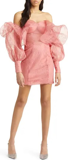 Lace Cocktail Minidress | Nordstrom