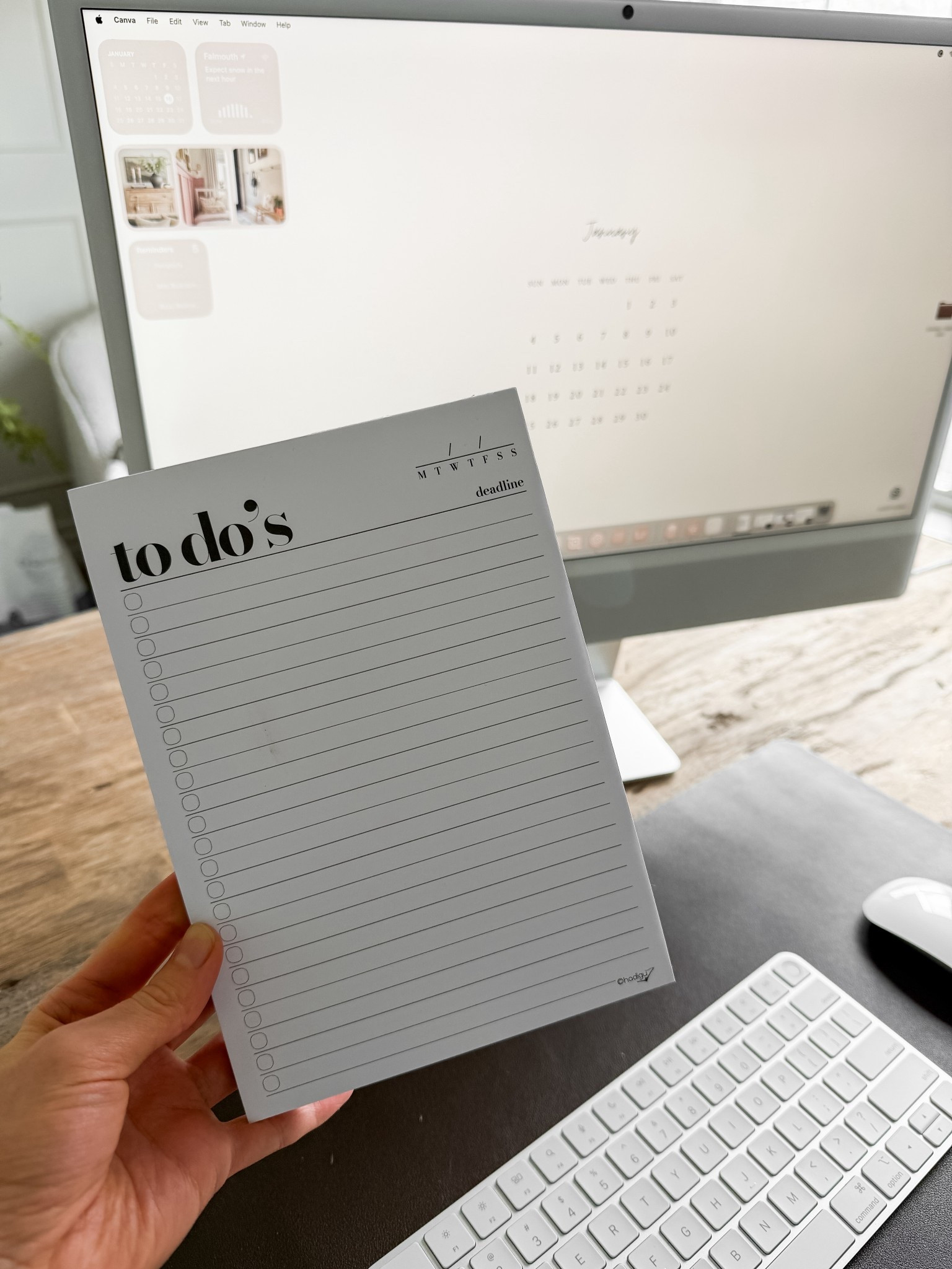 This to-do notepad is my lifeline! 
I’m a list girl through and through — if it’s not written down, it simply does not exist.
This sits on my desk every single day and keeps my brain (and life) functioning.

#LTKfamily #LTKhome #LTKsale