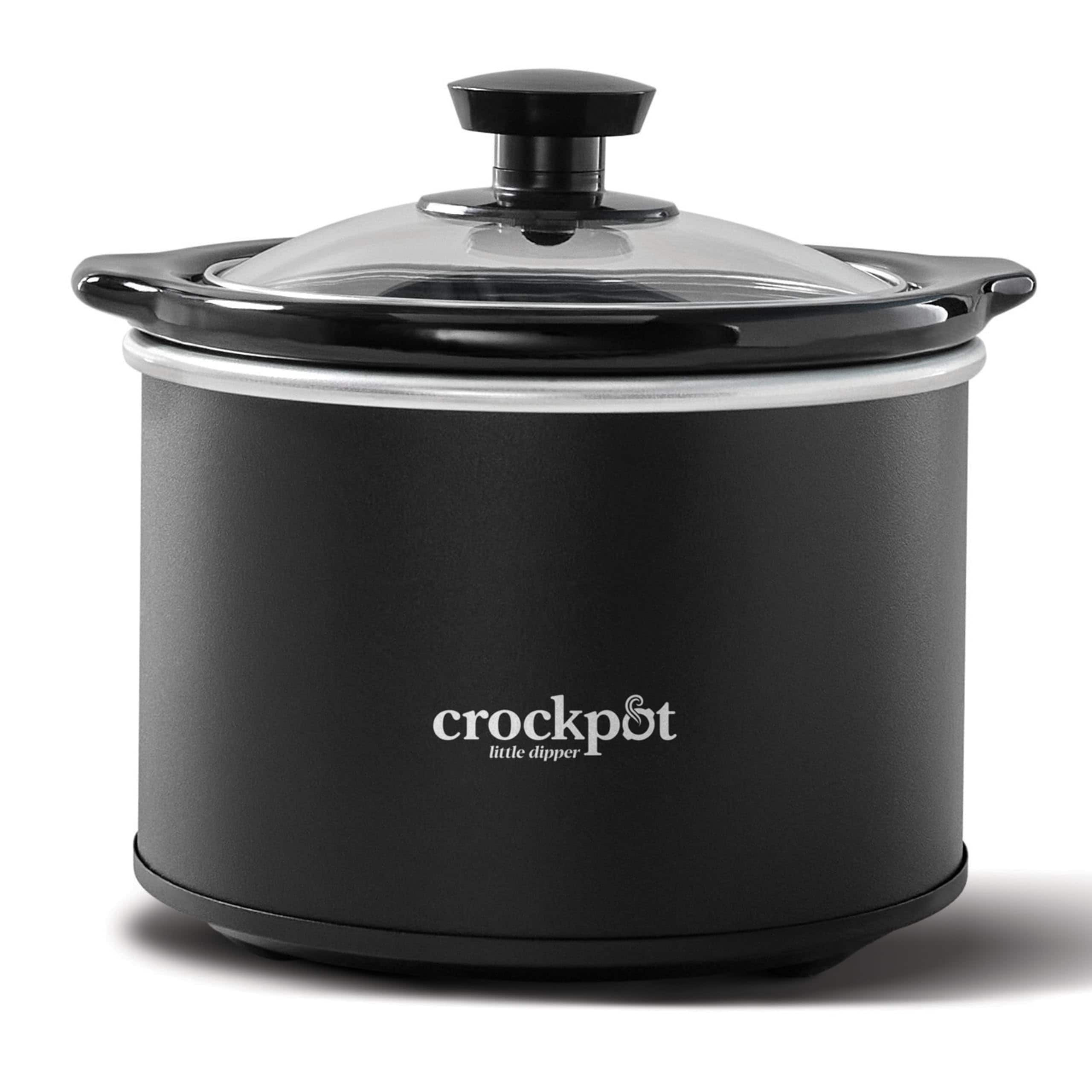 Crock-Pot SCR151-NP Small Black Slow Cooker for Easy Meal Preparation | 048894025143 | Lowe's