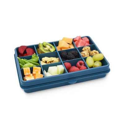 Melii Luxe Snackle Box - Luxe Blue - 48oz | Target