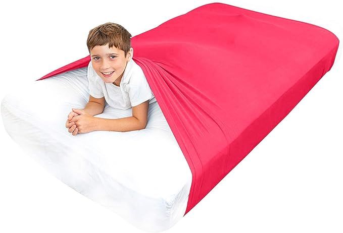 Special Supplies Sensory Bed Sheet for Kids Compression Alternative to Weighted Blankets - Breath... | Amazon (US)