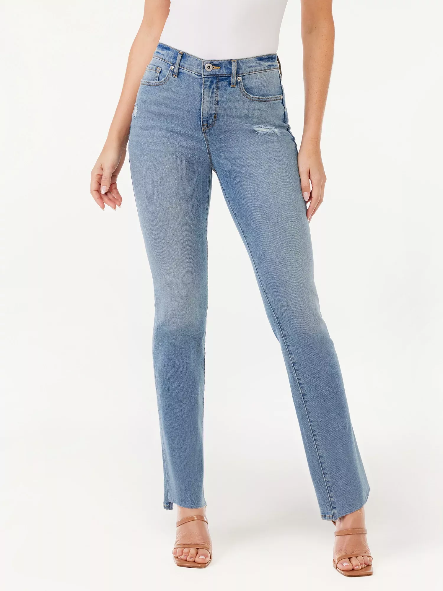 Sofia Jeans Womens Size 16 Adora Super Hi Rise Curvy Girlfriend Distressed  NEW