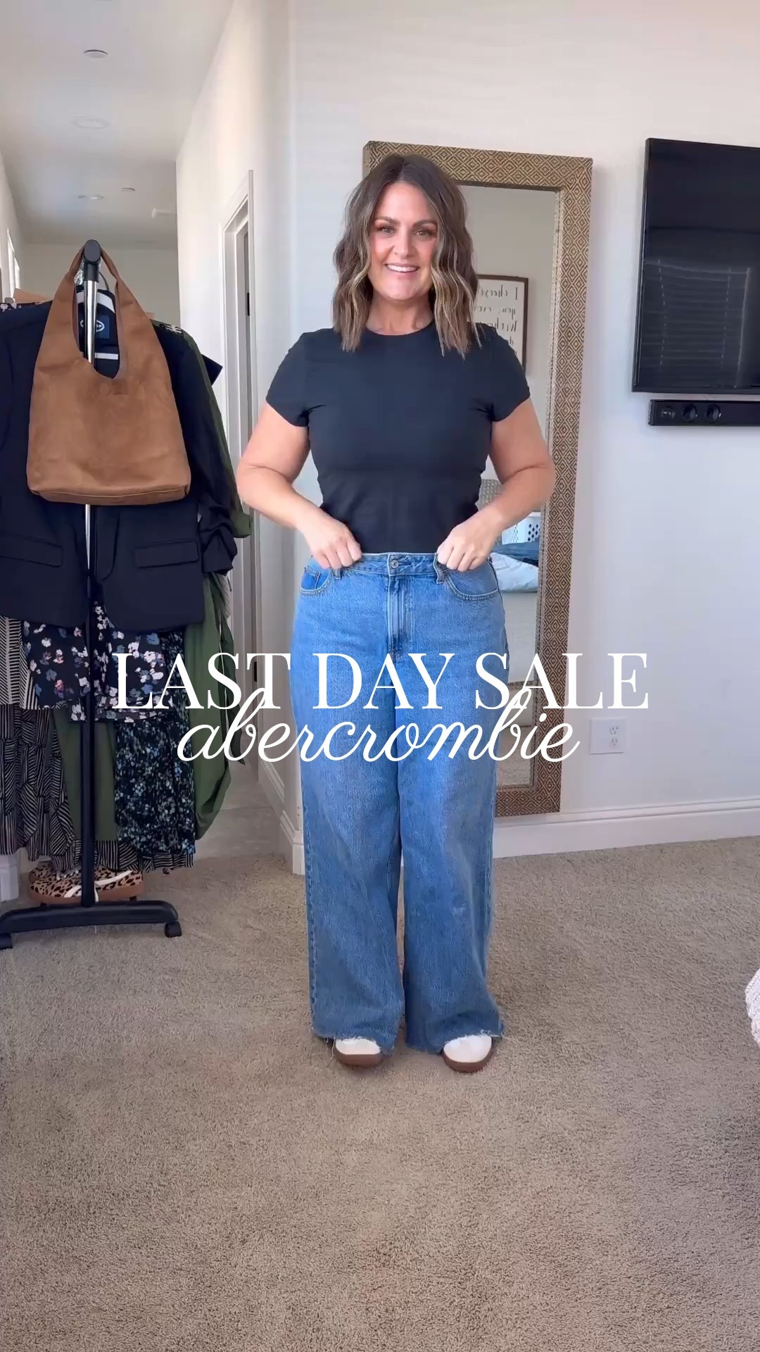 Curve Love High Ride Wide Leg
Abercrombie Jeans try-on

**if you carry your weight in your midsection, do regular fit instead of Curve Love

31R (need Long to wear with boots)
*Im a true size 12 & I’m 5’8
Tshirt, large
Sneakers, 10 (true size)

Midsize, denim haul, closet staples, wide leg jeans, ltk fall sale, fall sale, sale, sale alert, sale finds, weekend sale, ltk sale, sale finds, Courtney Hamiltonn

#LTKMidsize #LTKFindsUnder100 #LTKSaleAlert