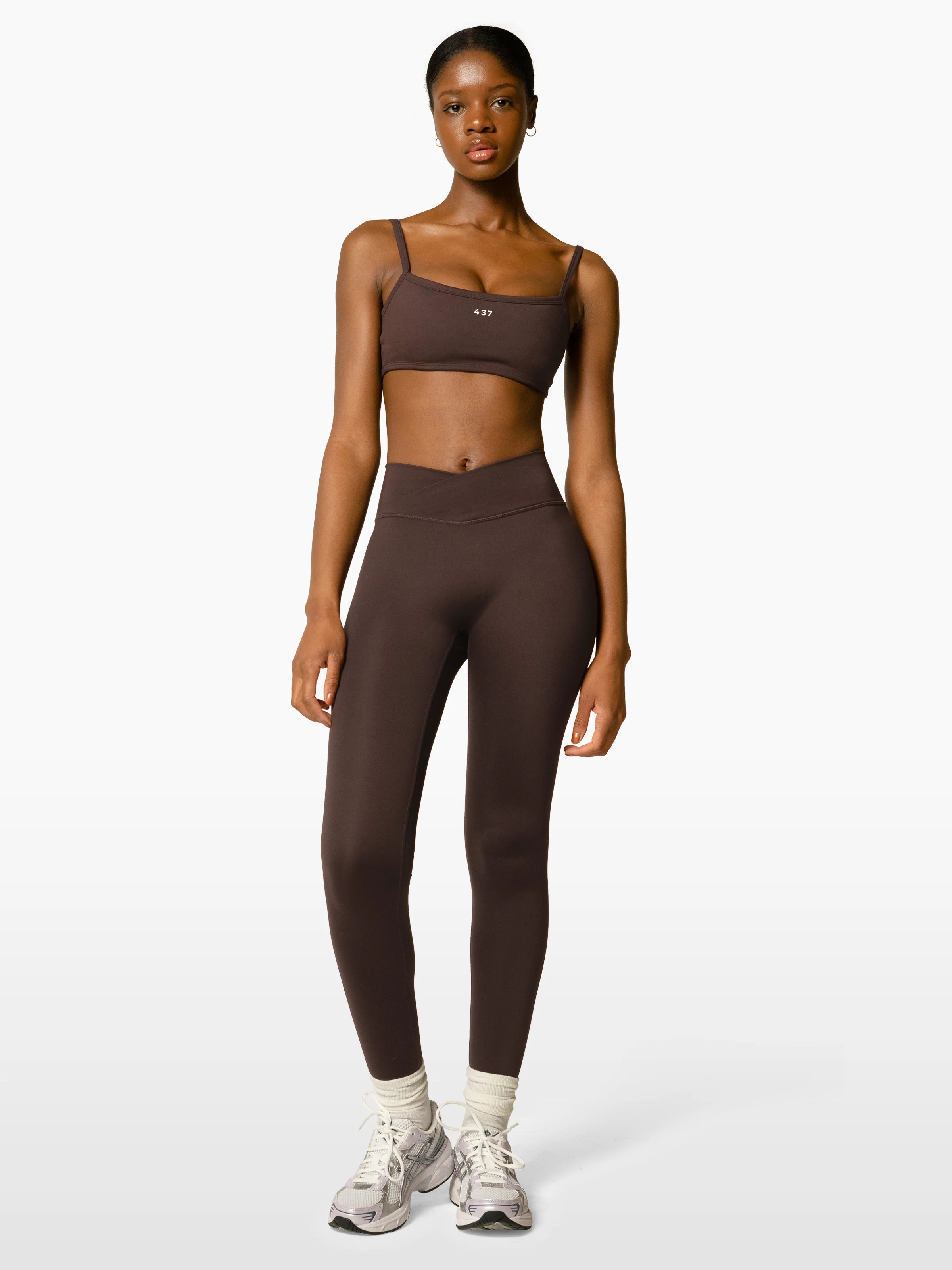 The V Legging / Espresso | 437