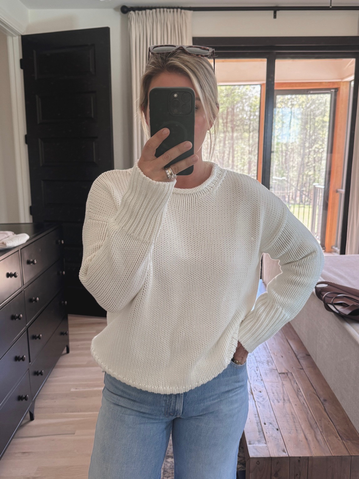 Classic rolled crew neck sweater 

 #LTKgrwm #LTKootd #LTKSeasonal