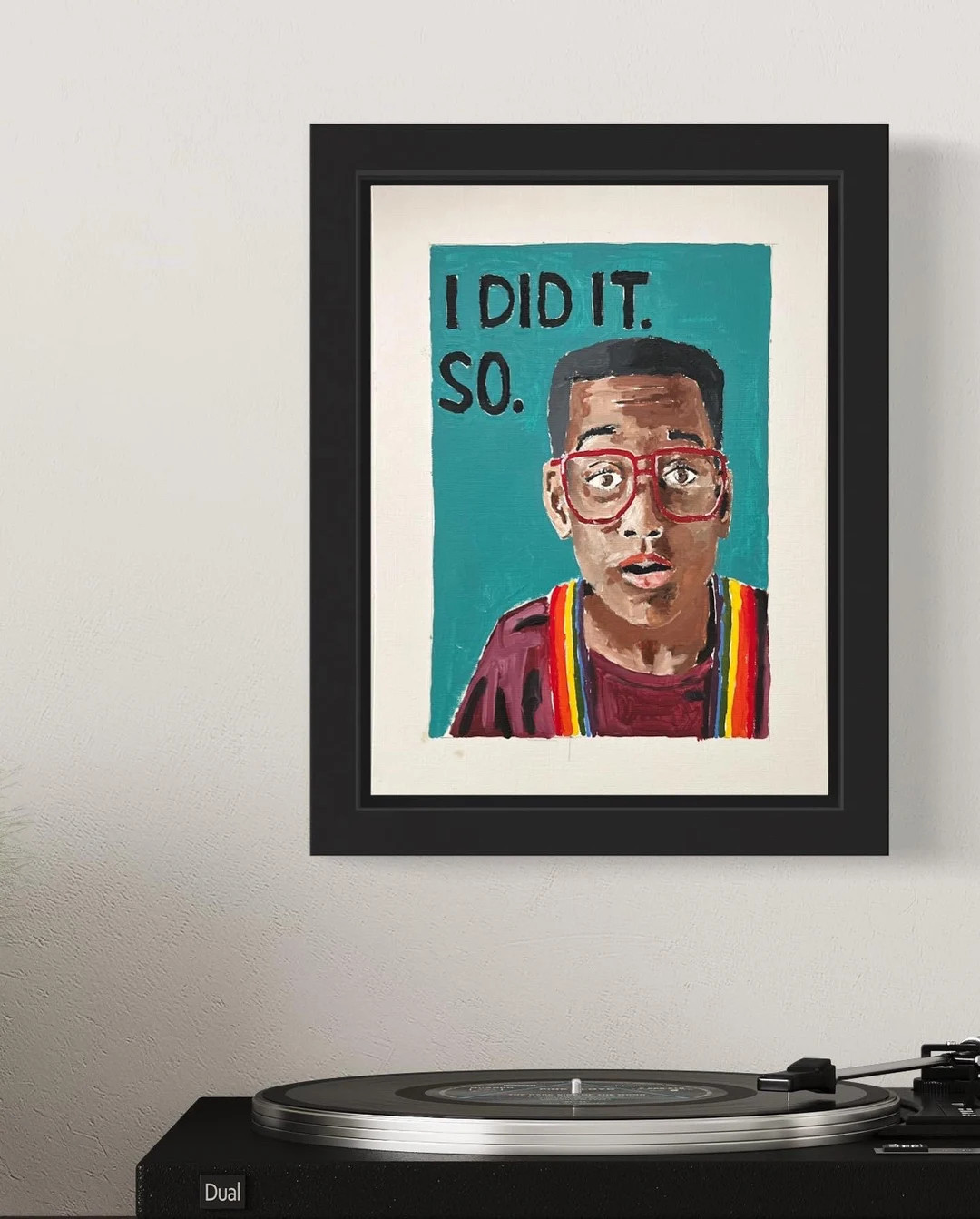 I Did It. Original Oil Painting of Urkel From 90s Show Family Matters - Etsy | Etsy (US)