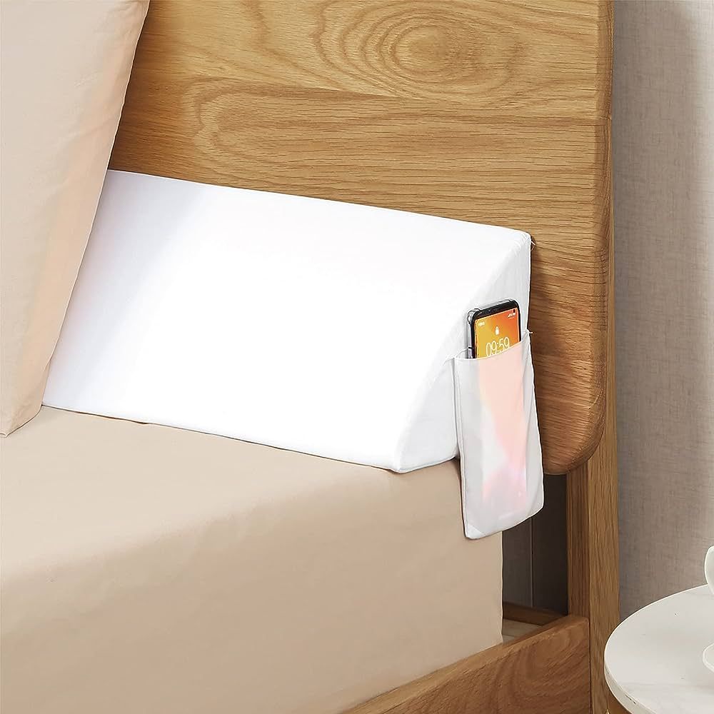 Vekkia King Bed Wedge Pillow for Headboard Gap/Headboard Pillow/Mattress Wedge/Bed Gap Filler，B... | Amazon (US)