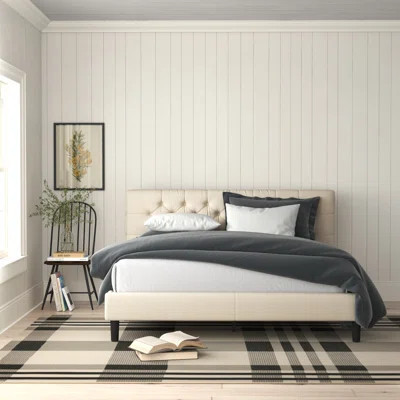 Zinus Tufted Upholstered Platform Bed | Wayfair North America