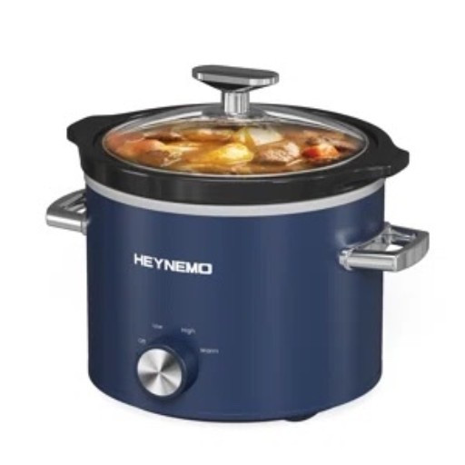 This little 2-quart slow cooker from Wayfair is such a handy size when you’re cooking for one or two, warming dips, or making a smaller batch of soup without pulling out the big crockpot. The deep blue finish is really pretty, and it has a removable pot, glass lid, side handles, and three heat settings. The lid is dishwasher-safe too, which makes cleanup a little easier. Only $29.99 😵😵