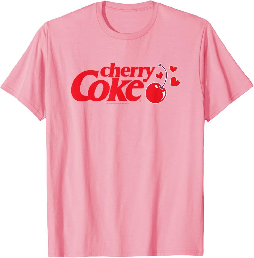 Coca Cola - Cherry Coke Hearts T-Shirt | Amazon (US)